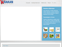 Tablet Screenshot of hakanmakine.com